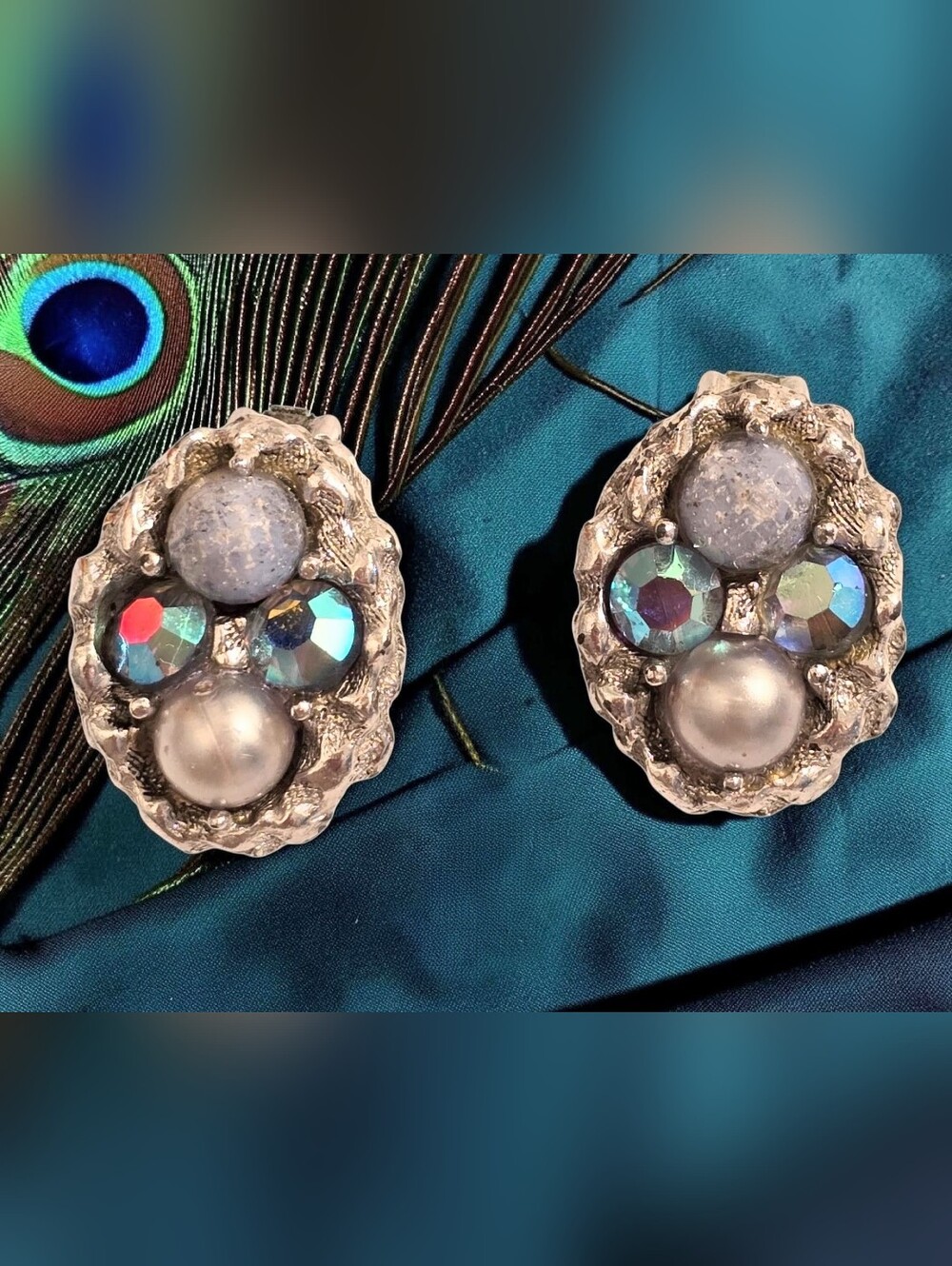 Alice Caviness MCM Clip On Earrings